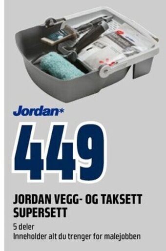 Coop Obs JORDAN VEGG- OG TAKSETT SUPERSETT tilbud