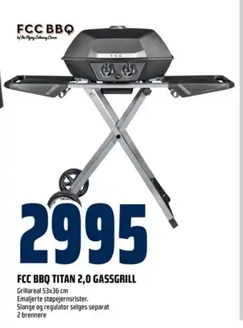 Coop Obs FCC BBQ TITAN 2,0 GASSGRILL tilbud