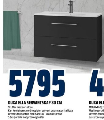 Coop Obs DUXA ELLA SERVANTSKAP 80 CM tilbud