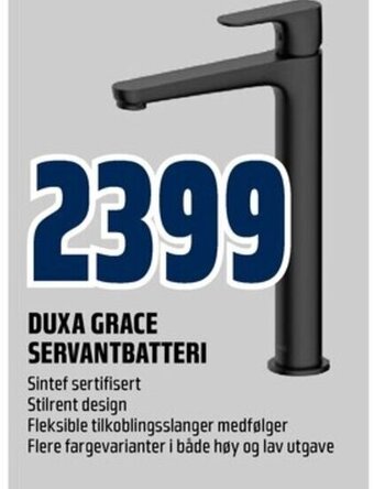 Coop Obs DUXA GRACE SERVANTBATTERI tilbud