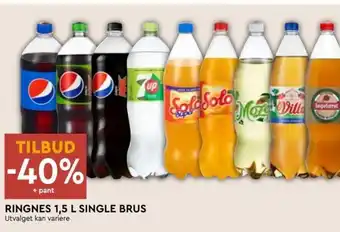 Coop Mega RINGNES 1,5 L SINGLE BRUS tilbud