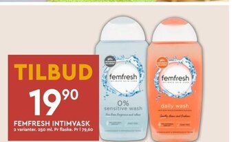 Coop Mega FEMFRESH INTIMVASK tilbud