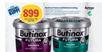Coop Byggmix Butinox Futura dekkbeis/maling tilbud