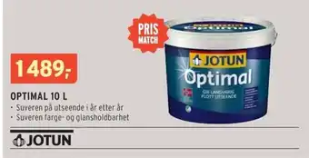 Montér JOTUN OPTIMAL 10 L tilbud