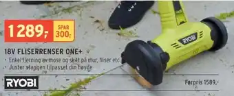 Montér 18V FLISERRENSER ONE+ tilbud