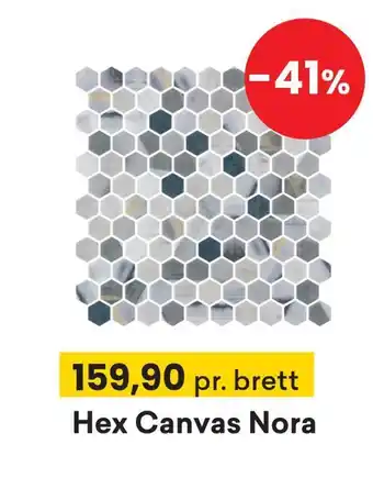 Right Price Tiles Hex canvas nora tilbud