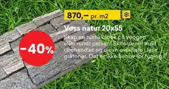 Right Price Tiles Voss natur 20x55 tilbud