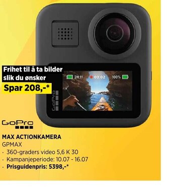 POWER MAX ACTIONKAMERA tilbud