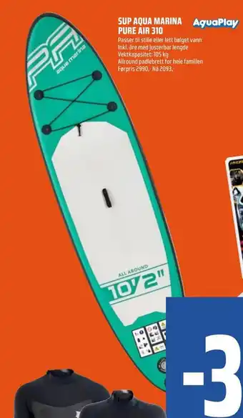 Coop Obs Sup aqua marina pure air 310 tilbud