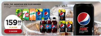 Scandinavian Park Pepsi, 7up, mountain dew eller mirinda tilbud