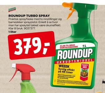 jem & fix Roundup turbo spray tilbud