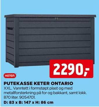 jem & fix Putekasse keter ontario tilbud