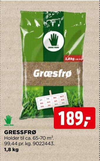 jem & fix Gressfrø tilbud