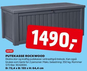 jem & fix Putekasse rockwood tilbud