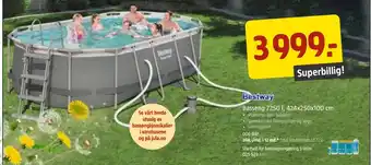 Jula Bestway Basseng 7250 I, 424x250x100 cm tilbud