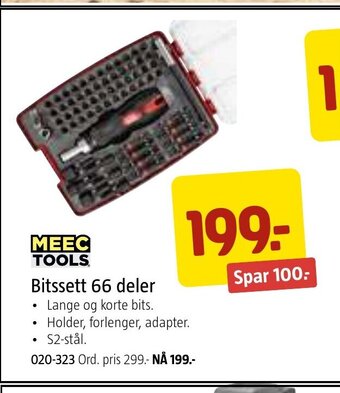 Jula Bitssett 66 deler tilbud