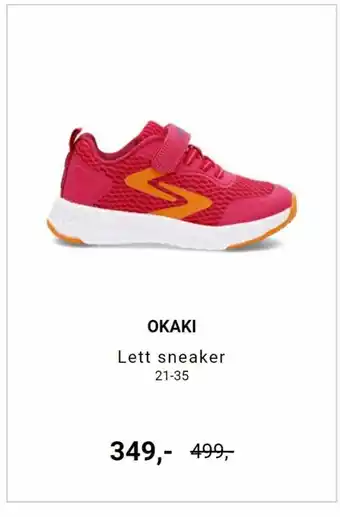 Eurosko OKAKI Lett sneaker 21-35 tilbud