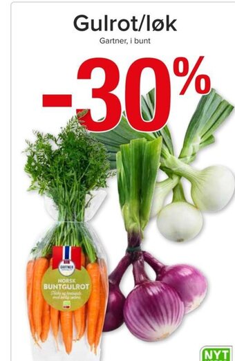 Spar Gulrot/løk tilbud
