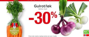 Spar Gulrot/løk tilbud