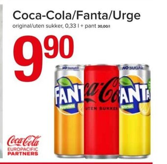 Spar Coca-Cola/Fanta/Urge tilbud