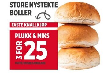 Meny STORE NYSTEKTE BOLLER tilbud