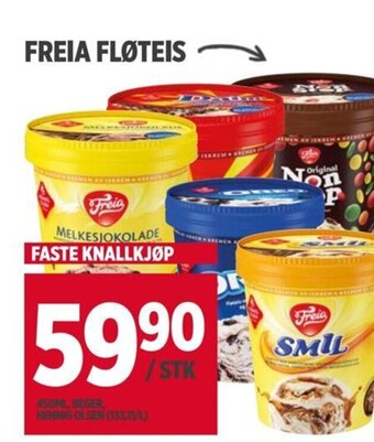 Meny FREIA FLØTEIS tilbud