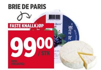 Meny BRIE DE PARIS tilbud
