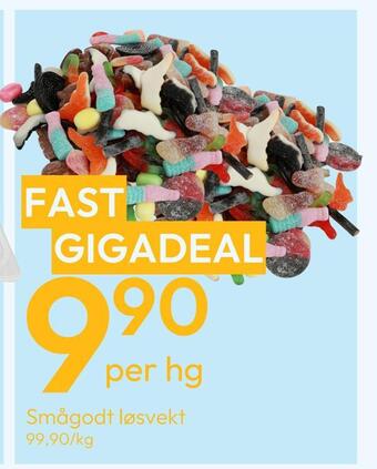 Gigaboks Smågodt løsvekt tilbud