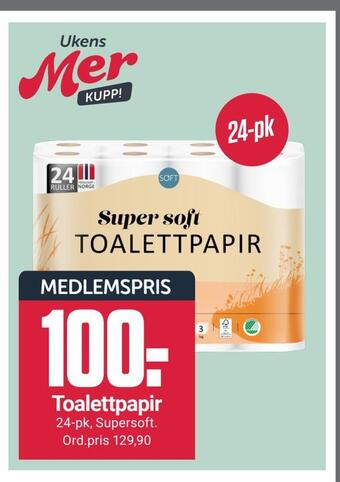 Europris Toalettpapir tilbud