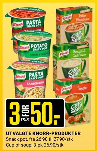Europris Utvalgte knorr-produkter tilbud