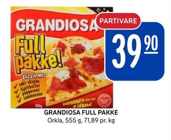 Rema 1000 Grandiosa full pakke tilbud