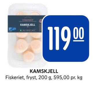 Rema 1000 Kamskjell tilbud