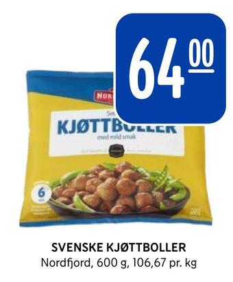 Rema 1000 Svenske kjøttboller tilbud