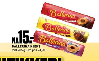 Europris Ballerina kjeks tilbud
