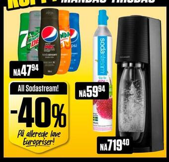 Europris All sodastream! tilbud