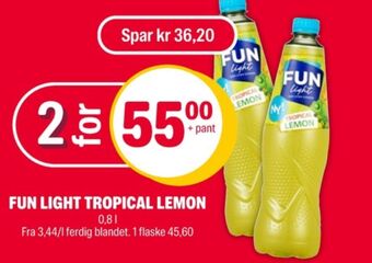 Coop Extra Fun light saft tilbud