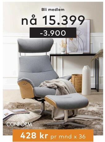Skeidar Air hvilestol tilbud