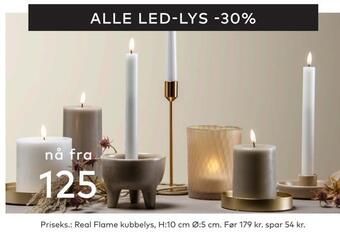Skeidar Real flame kubbelys tilbud