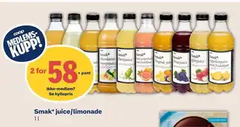 Coop Mega Juice/limonade tilbud