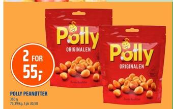 Coop Obs Polly peanøtter tilbud
