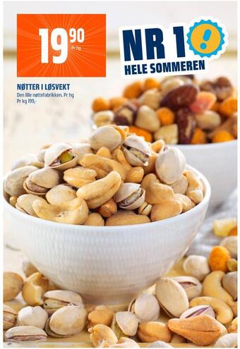 Coop Obs Nøtter i løsvekt tilbud