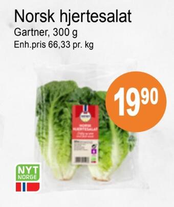 Joker Norsk hjertesalat tilbud
