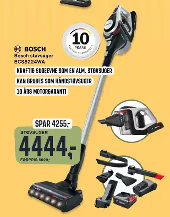 Skousen Bosch støvsuger bcs8224wa tilbud