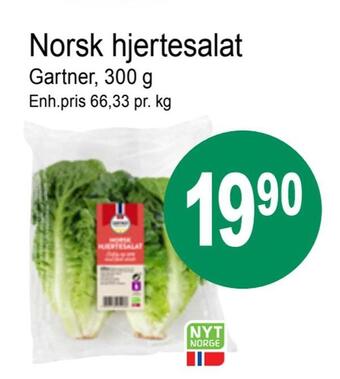 Joker Norsk hjertesalat tilbud