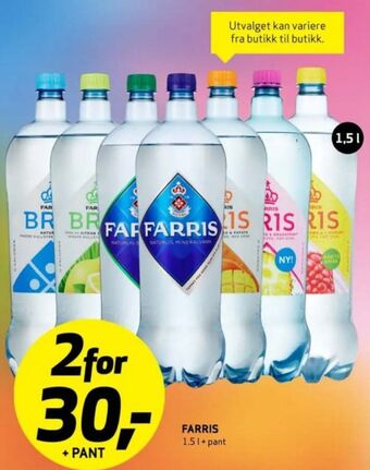 Bunnpris Farris mineralvann tilbud