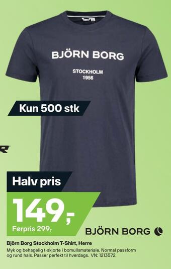 XXL Sport Björn borg stockholm t-shirt, herre tilbud