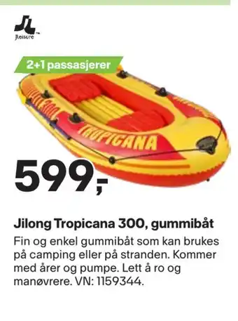 XXL Sport Jilong tropicana 300, gummibåt tilbud