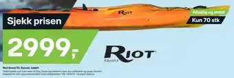 XXL Sport Riot quest 10, sunset, kajakk tilbud