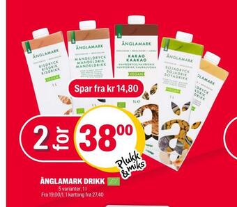 Coop Extra Änglamark drikk tilbud
