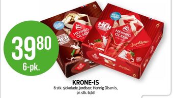 Kiwi Hennig-olsen isvafler tilbud